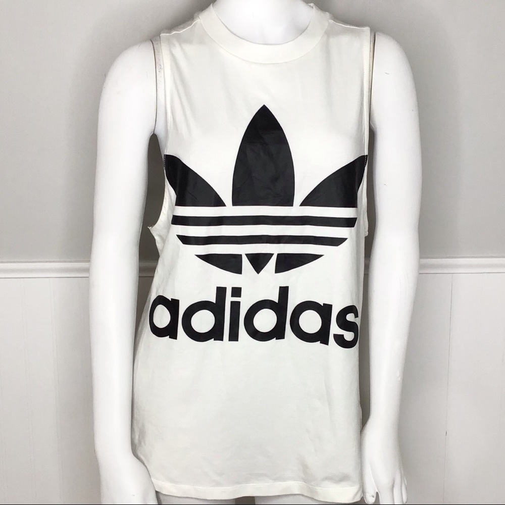 Adidas Oversized Trefoil Tank CE5580 New Small